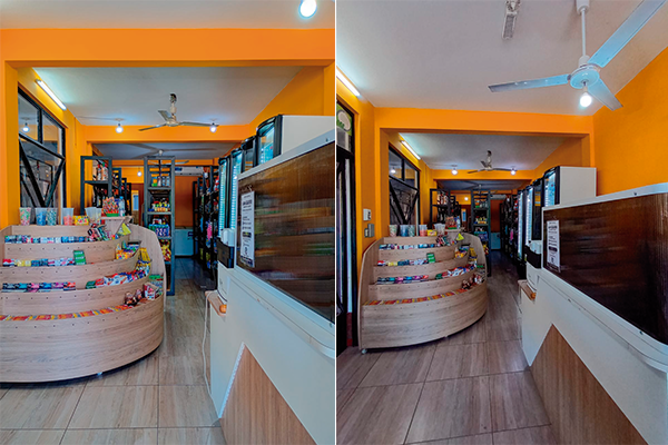 Recepción del hospedaje